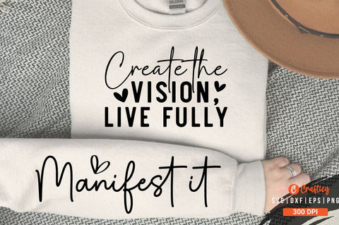 Create the Vision live fully SVG Sleeve Design SVG Designangry 