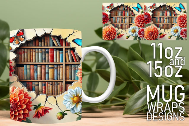 Create unique mug gifts, beautiful templates for every occasion! , Books Sublimation HoodArtCraft 