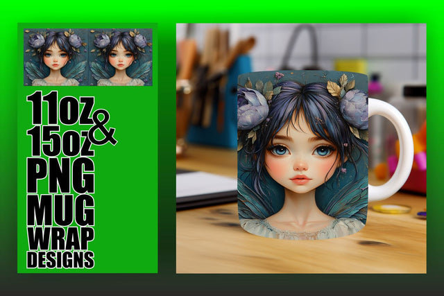 Create unique mug gifts, beautiful templates for every occasion! , Fairy Sublimation HoodArtCraft 