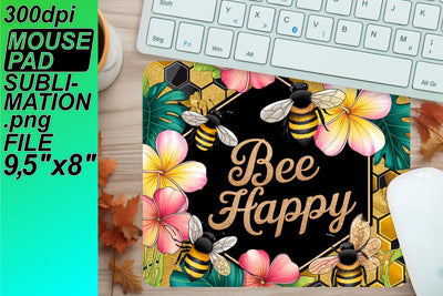 Create vibrant mouse pad designs, enhance your workspace! , Bee Sublimation HoodArtCraft 
