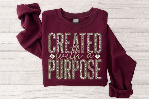 Created with a Purpose SVG, Camo Christian SVG PNG SVG SVG Studio 