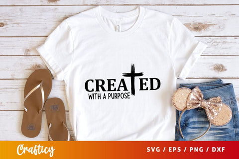 Created with a purpose Svg Design SVG Designangry 