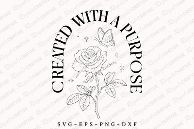 Created With A Purpose SVG Design SVG Regulrcrative 