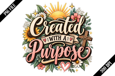 Created With Purpose PNG Designs Sublimation shah alam 