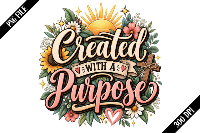 Created With Purpose PNG Designs Sublimation shah alam 