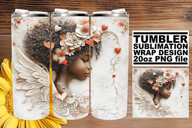Creative 20oz Sublimation Wraps for Love Sublimation afrosvg 