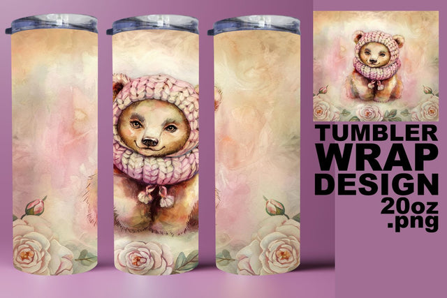 Creative 20oz wrap, vibrant PNG for crafting joy! , Animals Sublimation HoodArtCraft 