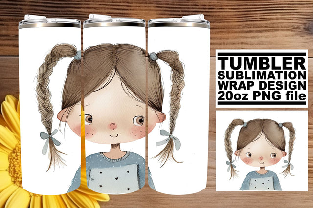 Creative Boho Children Tumbler Art for 20oz Cups Sublimation afrosvg 