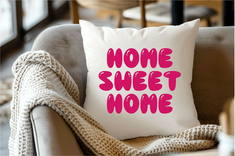 Creative Children - Cute Bubble Font Font Masyafi Studio 