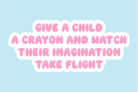 Creative Children - Cute Bubble Font Font Masyafi Studio 