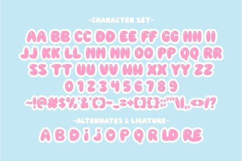 Creative Children - Cute Bubble Font Font Masyafi Studio 
