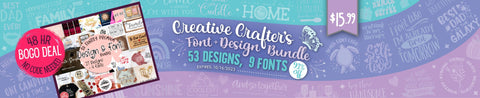 Creative Crafter's Font + Design Bundle Bundle So Fontsy Design Shop 