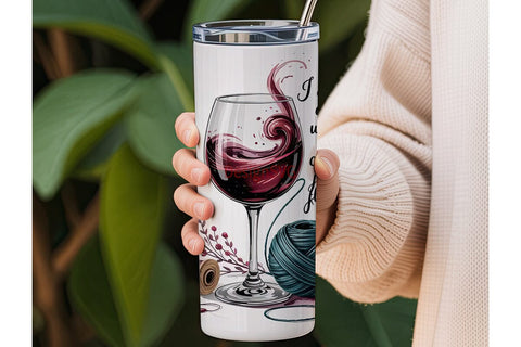 Creative Juices Wine Tumbler Wrap Sublimation DesignSVG 