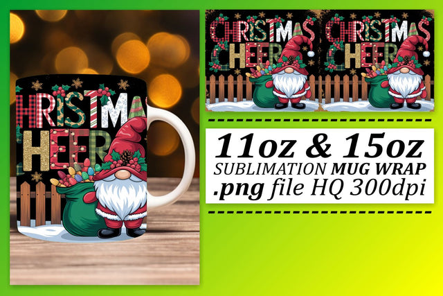 Creative mug wrap templates, make your mugs pop! , Gnomes Sublimation afrosvg 