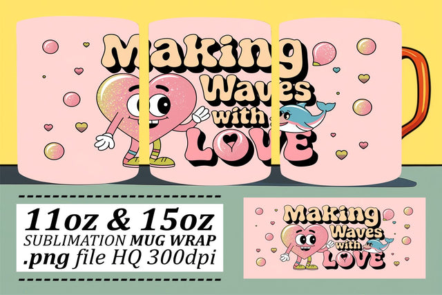 Creative mug wraps, unleash your inner artist! , Valentines Sublimation afrosvg 