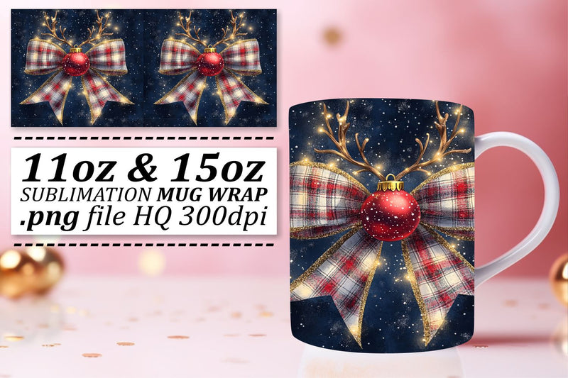 Creative mug wraps, unleash your inner artist! , Xmas Sublimation afrosvg 
