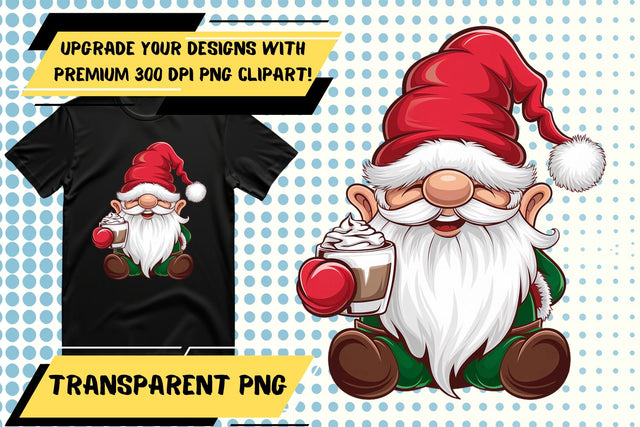 Creative PNG designs, ideal for sublimation projects , Gnome Sublimation HoodArtCraft 