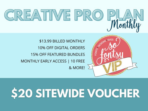 Creative Pro Plan So_Fontsy_VIP 