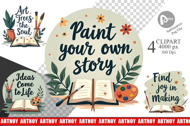 Creative Pursuit Quotes Clipart Sublimation artnoy 