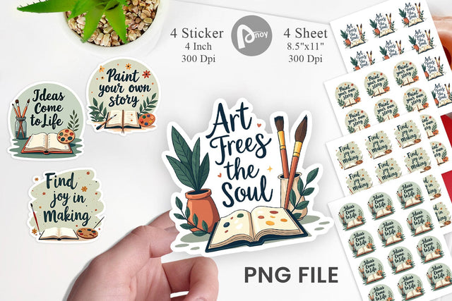 Creative Pursuit Quotes Sticker Sublimation artnoy 