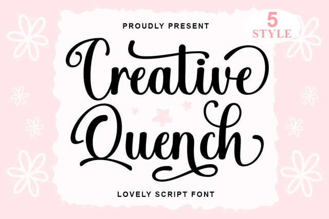 Creative Quench Font Rotterlab studio 