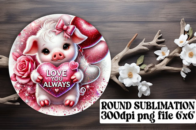 Creative round designs, sublimation-ready keychain PNGs! , Valentines Sublimation afrosvg 