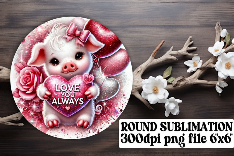 Creative round designs, sublimation-ready keychain PNGs! , Valentines Sublimation afrosvg 