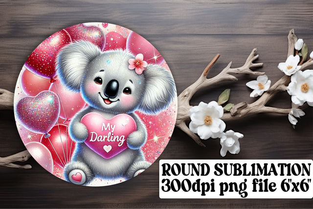Creative round designs, sublimation-ready PNG for keychains! , Valentines Sublimation afrosvg 