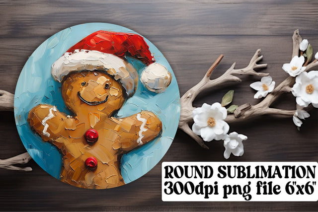 Creative round PNGs for keychains, ready for sublimation! , Christmas Sublimation afrosvg 