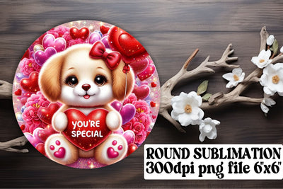 Creative round PNGs for keychains, ready for sublimation! , Valentines Sublimation afrosvg 