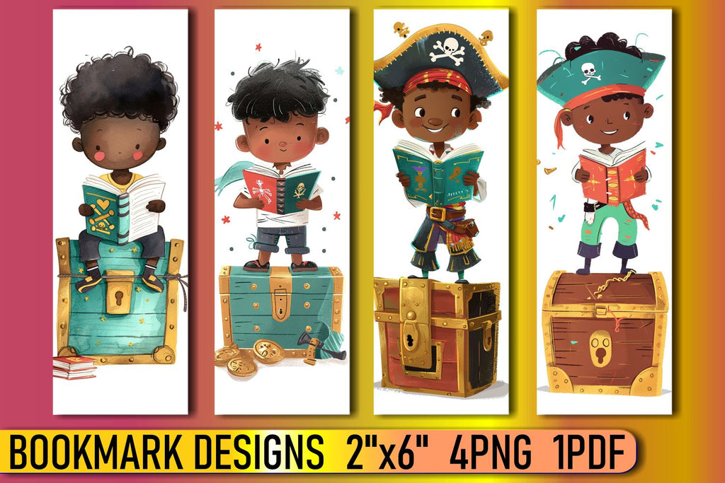 Creative Sublimation Printables with Kid Characters for Book Lovers ...