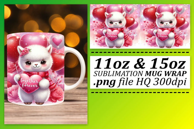 Creative templates for mugs, express your personality! , Valentines Sublimation afrosvg 