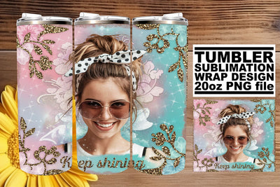 Creative tumbler wrap, designed for unique gift ideas! , Woman Sublimation afrosvg 