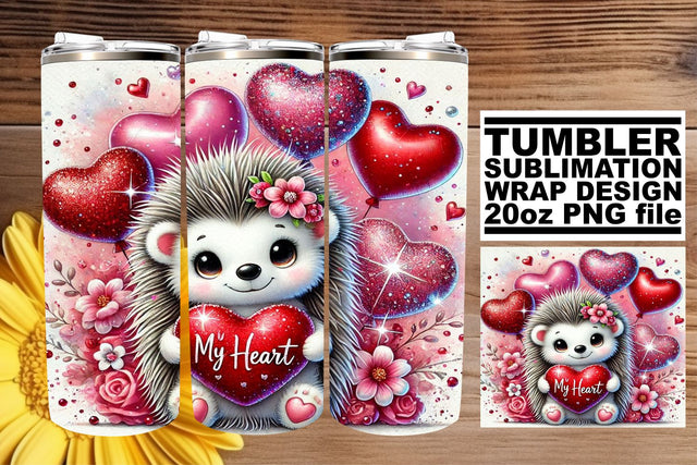 Creative tumbler wrap, perfect for any design project! , Valentines Sublimation afrosvg 