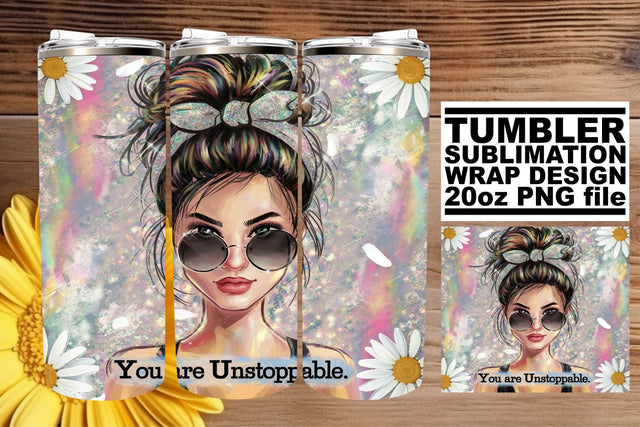 Creative tumbler wrap, perfect for unique projects! , Woman Sublimation afrosvg 