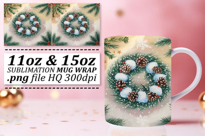 Creative wrap designs, add flair to your mugs! , Christmas Sublimation afrosvg 