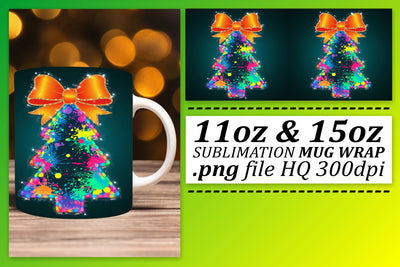 Creative wraps for every occasion, let’s get crafting! , Neon Xmas Sublimation afrosvg 