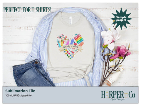 Creativity is Calling SVG PNG Cut EPS File SVG HarperNCo 