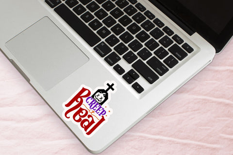 Creep it real Stickers Design Sublimation Regulrcrative 