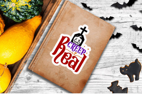 Creep it real Stickers Design Sublimation Regulrcrative 