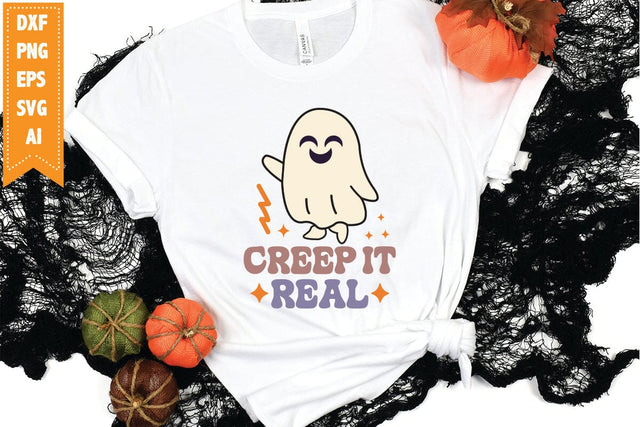 Creep It Real Svg, Halloween Svg, Funny Ghost Svg SVG shah alam 