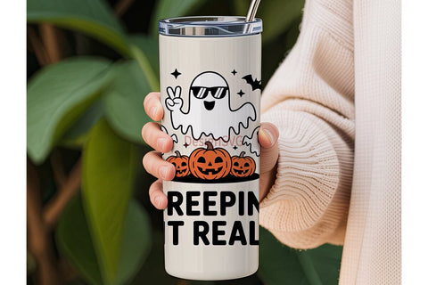 Creepin' It Real 20oz Tumbler Design Sublimation DesignSVG 