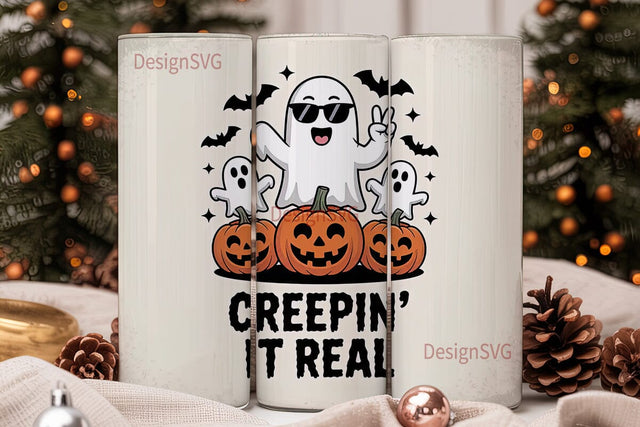 Creepin' It Real 20oz Tumbler Design Sublimation DesignSVG 