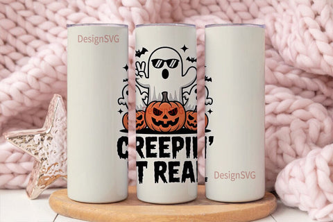 Creepin' It Real 20oz Tumbler Design Sublimation DesignSVG 