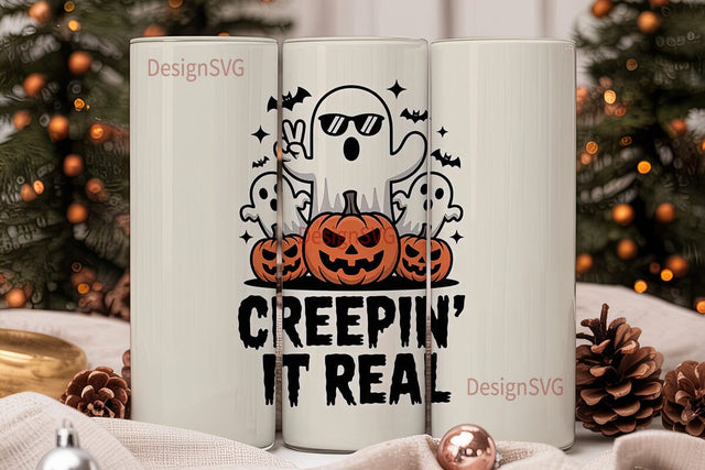 Creepin' It Real 20oz Tumbler Design Sublimation DesignSVG 