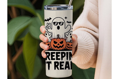 Creepin' It Real 20oz Tumbler Design Sublimation DesignSVG 