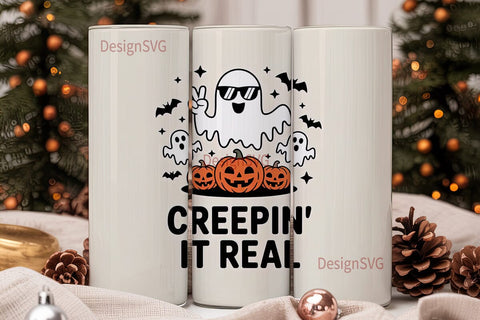 Creepin' It Real 20oz Tumbler Design Sublimation DesignSVG 