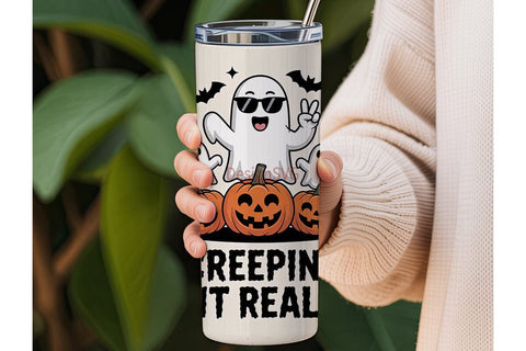 Creepin' It Real 20oz Tumbler Design Sublimation DesignSVG 