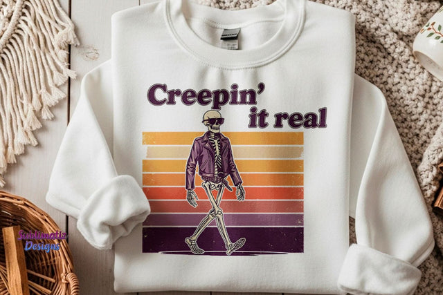 Creepin' it real PNG - Halloween PNG | Halloween design for sublimation Sublimation Sublimatiz Designs 