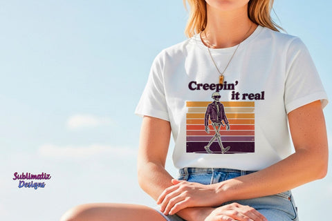 Creepin' it real PNG - Halloween PNG | Halloween design for sublimation Sublimation Sublimatiz Designs 